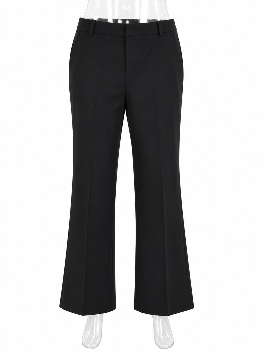 NWT Nine West Barely Bootcut Open Petite Womens Sz 12P Black Slim To Hip&Thigh